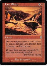 Lava Blister Odyssey Played MTG Magic the Gathering DNA GAMES