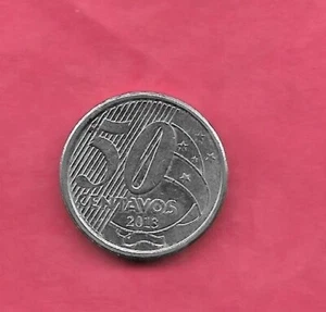 BRAZIL KM651a 2013 UNCIRCCULATED-BU MINT-UNC EXCELLENT OLDER 50 CENTAVOS COIN - Picture 1 of 1