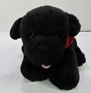 Build a Bear Magnetic Puppy Dog Black 6" Plush Buddies Small Labrador Retriever - Picture 1 of 7