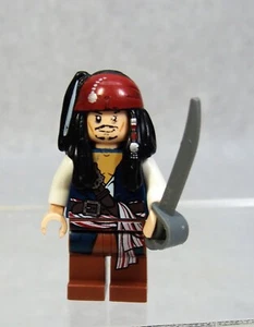LEGO MINIFIGURE DISNEY PIRATES OF THE CARIBBEAN CAPTAIN JACK SPARROW #71042 - Picture 1 of 2