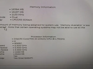 Dell Latitude 7210 2-in-1,  i5-10310U 1.7GHz 16GB , NO SSD - Picture 1 of 14