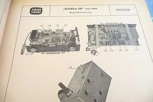 Manual de servicio instrucciones para Schaub-Lorenz Goldina 58, 3004 - Imagen 1 de 1