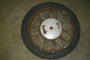 Triumph Front Hub Wheel Rim & Axle Triumph 500cc T100 1967 75 - Picture 1 of 6