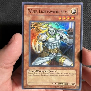 Yugioh Wulf Lightsworn Beast LODT-EN023 Super Rare Light of Destruction - Picture 1 of 5