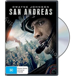 San Andreas (DVD 2015) PAL Region 4 (Dwayne Johnson, Carla Gugino, Paul Giamatti - Picture 1 of 5