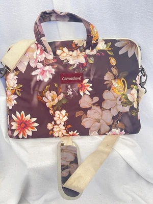 Bolso mensajero de hombro para computadora portátil Canvaslove de 15 pulgadas resistente al agua Foto 1 de 4