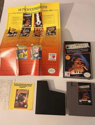 CHESSMASTER   NINTENDO NES Tested WORKING Original Box Video Game  Case - Image 1 of 4