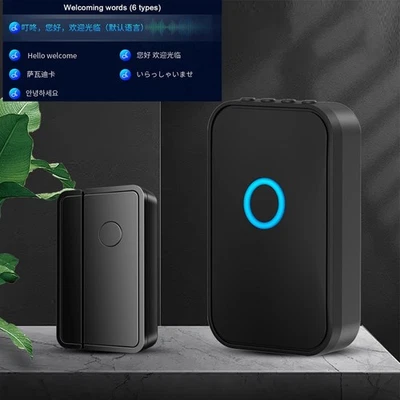 Wireless Door Buzzer with Melody Alarm for Enhanced Visitor Notification - Bild 1 von 4