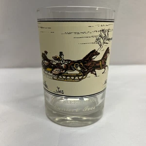 ARBY'S Currier & Ives "The Sleigh Race" Trinkglas 1978 Museum of New York - Bild 1 von 3