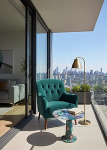 12" Multicolor Agate Round Side Table Natural Stone Accent Table Furniture Decor - Picture 1 of 6