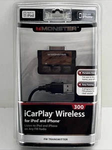 Monster iCarPlay Inalámbrico 300 Para iPod y iPhone - Transmisor FM - Imagen 1 de 12