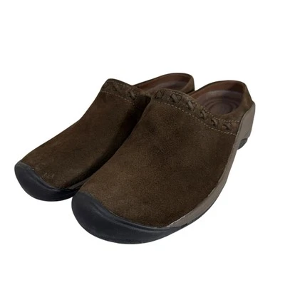 Keen Chambers Mules Women's Size 6.5 Brown Suede Slip On Clogs Casual Shoes - Image 1 of 4