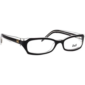 Dolce & Gabbana Eyeglasses D&G 1137 675 Black/Clear Rectangular Frame 51[]17 135 - Picture 1 of 6