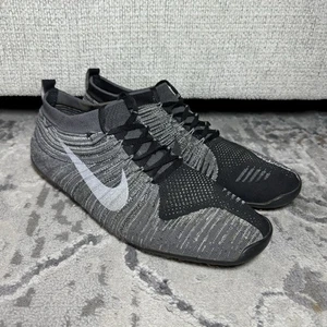 Nike Free Hyperfeel Run Men’s Size 12 Black/Wolf Grey 596249-010 - Picture 1 of 10