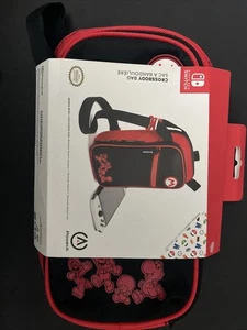 PowerA Crossbody Bag for Nintendo Switch Mario & Friends Black Red New! - Picture 1 of 5