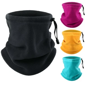 Neck Warmer Neck Gaiter Polar Fleece Neck Scarf Winter Ski Snowboard Tube Scarf - Picture 1 of 22