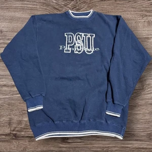 Vintage 90s Penn State University Embroidered Logo Crewneck Sweatshirt Mens L - Picture 1 of 5
