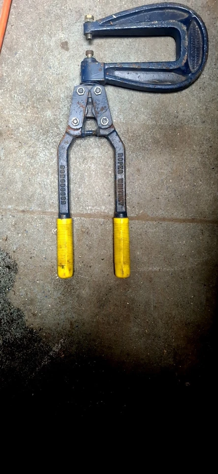 Roper Whitney No. 6 herramientas de remache exprimidor remachador de avión 6" Foto 1 de 4