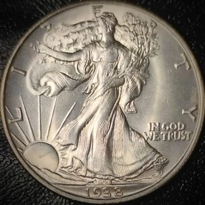 Mezzo dollaro 1938 Walking Liberty - FDC - 90% argento 50C - Foto 1 di 2