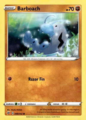 Barboach SWSH02: Rebel Clash #099/192 POKEMON TCG - Image 1 of 2