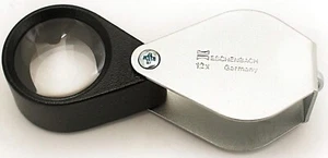 Eschenbach Precision Loupe Folding Coin Magnifier 23mm 12X 1176-12 Top Quality - Picture 1 of 1
