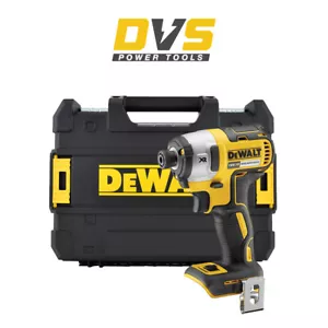 DEWALT DCF887N DCF887NT 18V XR SIN ESCOBILLAS 3 VELOCIDADES DESTORNILLADOR DE IMPACTO CON ESTUCHE TSTAK - Imagen 1 de 1