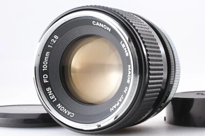 Rare ['O'Mark MINT ] Canon FD 100mm f2.8 MF Portrait Lens for SLR From JAPAN - Image 1 of 4