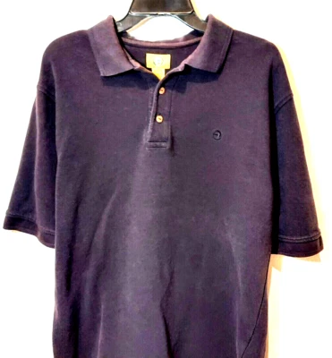 Duck Head Golf Polo L Shirt Men's Large Black Short Sleeve Casual Logo Cotton - Image 1 of 4