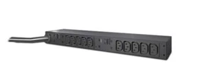 APC Rack Mount PDU, Basic 200V-240V/30A, (10) Outlets, 1U Horizontal Rackmount ( - Picture 1 of 3