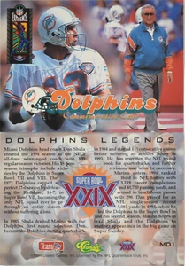 100 Card Lot 1994 Classic Dolphins Commemorative Card Dan Marino Don Shula MD1 - Picture 1 of 1