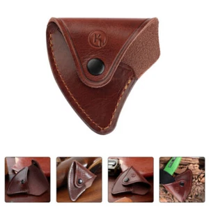 Leather Axe Holster Hatchet Head Cover Axe Sheath Blade Protector Camping Tool - Picture 1 of 11