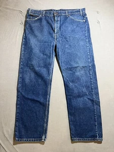 Pantalones de mezclilla vintage Levis 505 naranja lengüeta para hombre 42x30 azul regular recto años 90’s. - Imagen 1 de 15