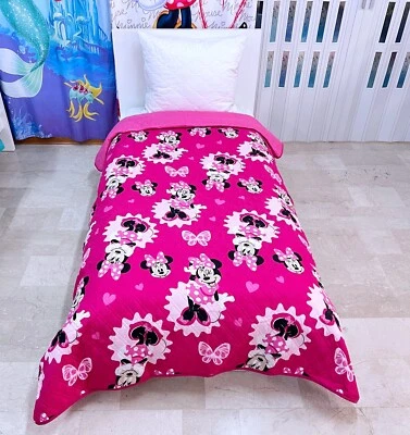 Disney Minnie Fio Couvre-Lit 170x250 CM Lit Simple Courtepointe Été - Photo 1/3