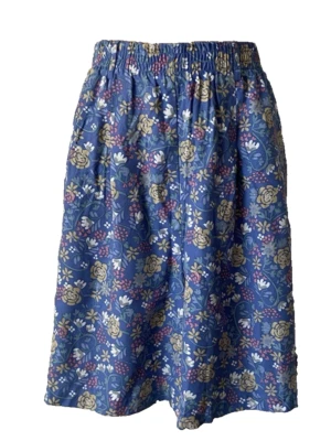 Sigrid Olsen Linen Blend Floral Midi Shorts. Size XL Cottagecore. - Image 1 of 4
