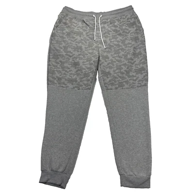 Pantalones deportivos Southpole para hombre 4XB camuflaje gimnasio entrenamiento gris bolsillo con cremallera Foto 1 de 4