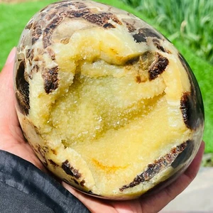 1697g Large Natural Dragon Septarian Stone Geode Quartz Crystal Egg Specimen - Picture 1 of 14