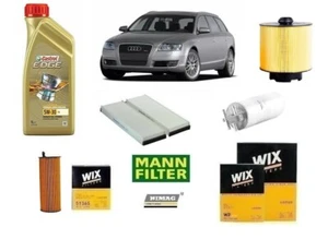 Kit Tagliando per Audi A6 C6 4F2 3.0 TDi quattro 240 Hp + 9 Litri Olio 5w30 - Imagen 1 de 11