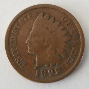 1899 Indian Head One Cent - Philadelphia Mint - Picture 1 of 3