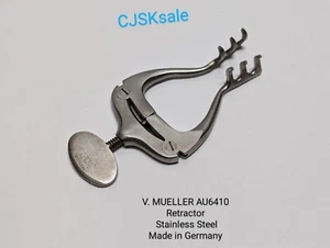 V. MUELLER  AU6410 Retractor Stainless Steel Made In Germany (USED). - Picture 1 of 11