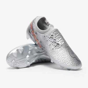 New Balance Furon V7 Dispatch Firm Ground FG Soccer Cleats SF3FGG7 Silver/Grey - Picture 1 of 6