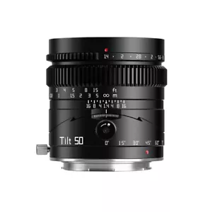 TTArtisans 50mm F1.4 Full Fame Tilt Lens Leica SL CL fp fpL Panasonic S1 S1H S1R - Picture 1 of 8