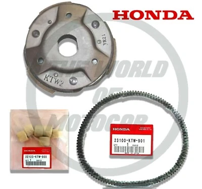 GIRANTE/FRIZIONE/CINGHIA/ RULLI HONDA SH/300 2007 2008 2009 2010 2020 ORIGINALE - Immagine 1 di 2