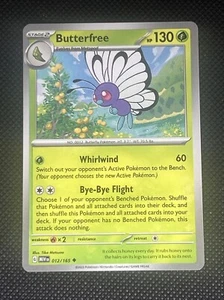 Butterfree 012/165 Pokemon Sv: Scarlet & Violet 151 Non Holo - Picture 1 of 2