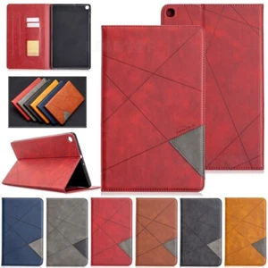 Custodia flip supporto in pelle per Samsung Galaxy Tab A7 A8 S4 S6 S7 S8 cover tablet - Foto 1 di 60