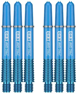 2 juegos de ejes de dardos cortos Target Pro Grip Evo - Se envía con seguimiento - Azul - Imagen 1 de 1