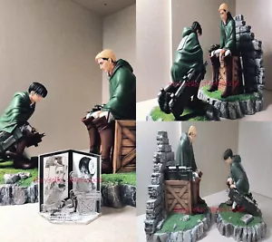 JR Studio Attack on Titan Levi·Ackerman Erwin Smith modello anime in resina in stock - Foto 1 di 16
