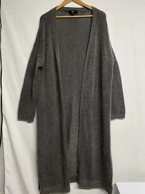 Jaqueta cardigã feminina Ellos cor cinza tamanho médio 14/16 em excelente estado usado - Imagem 1 de 4