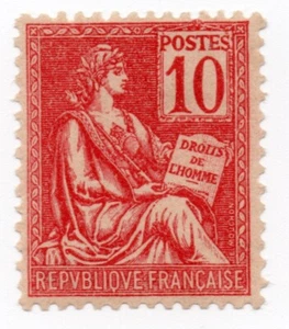 1900 - Francia - Allegoria tipo "Mouchon" - 10 c. rosso MH II tipo - Picture 1 of 1