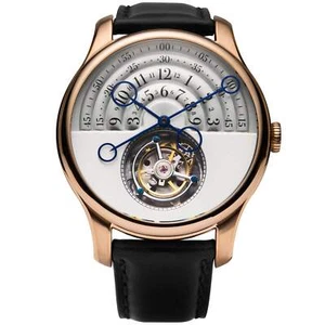 Xeric Halograph Tourbillon Collector's Edition Rose Gold Silver Watch - Brand Ne - Picture 1 of 9