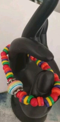 Pulsera Boho Multicolor Elastizada Estilo Tendencia Unisex Niñas Foto 1 de 4